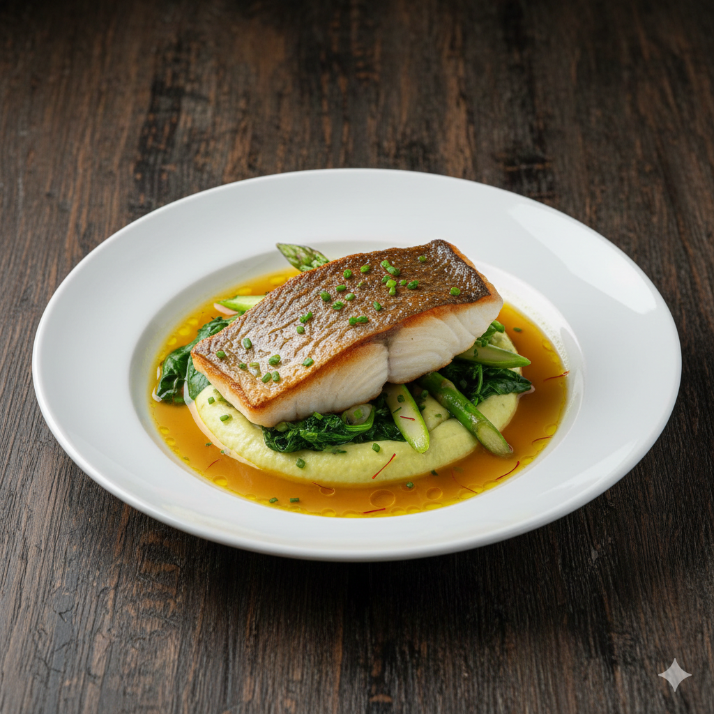 Pan-Seared Sea Bass