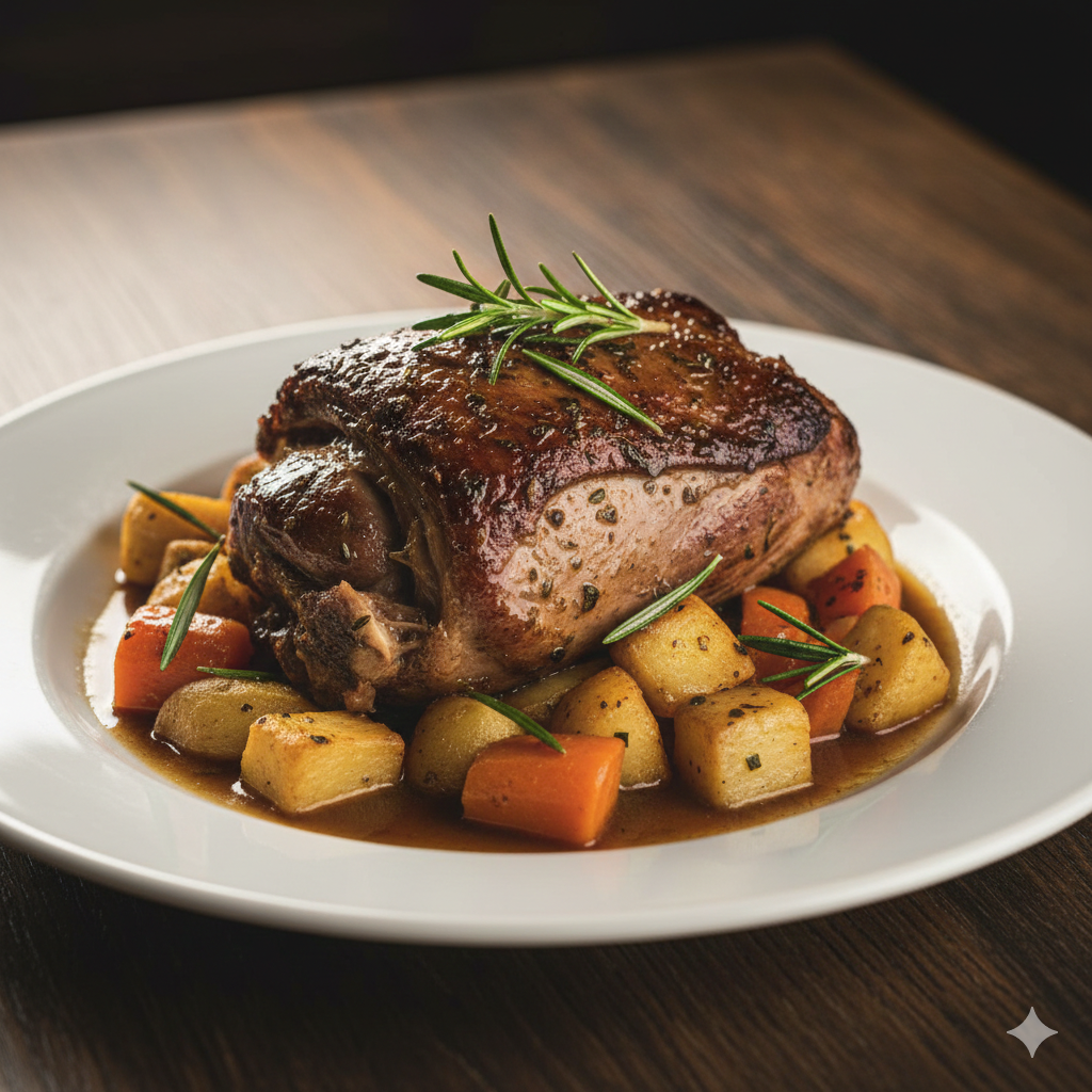 Slow-Roasted Lamb