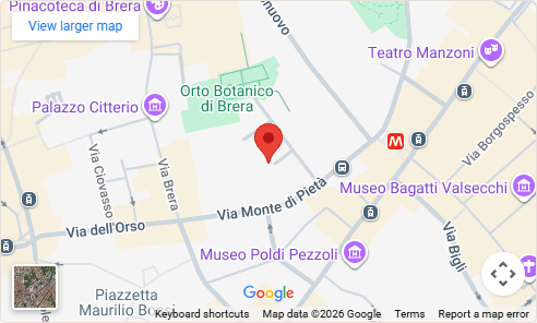 Map — Terra & Fumo location in Brera, Milano